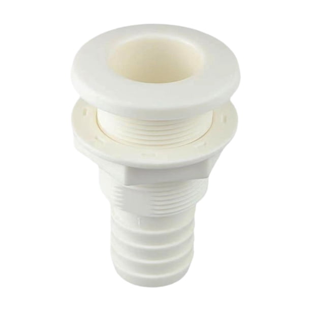 Conector de drenaje de desbordamiento para conexión a través del casco de embarcaciones Conector de drenaje de desbordamiento para conexión a través Blanco 85x48x48cm