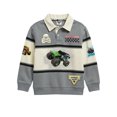 thumbnail image 3 of Monster Jam Toddler Boy Long Sleeve Rugby Shirt, Sizes 12M-5T, 3 of 4