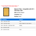 thumbnail image 2 of Main Air Filter - Compatible with 2011 - 2022 Ram 1500 2012 2013 2014 2015 2016 2017 2018 2019 2020 2021, 2 of 2