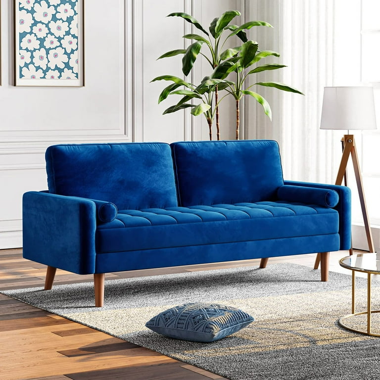2 seater velvet couch discount
