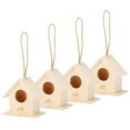 thumbnail image 3 of Bird Cage, Exquisite And Beautiful Natural Wood Bird Nests  For Garden DIY Decor, 3 of 8