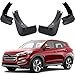 thumbnail image 3 of MOERTIFEI Garde-Boue de Voiture avec Rabats Anti-Éclaboussures Compatible avec Hyundai Tucson 2016 2017 2018 2019 2020 2021, 3 of 4