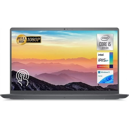 Dell Inspiron Business Laptop 15.6" Touchscreen Laptops with FHD IPS Display, Intel Core i5-1155G7(Beats i7-1065G7) Processor, 8GB RAM, 512GB SSD, Wi-Fi, Bluetooth, Windows 11 Home
