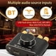 thumbnail image 3 of SUSUchens - Placa amplificadora con control remoto, 15 W, estéreo, 12 V/24 V, compatible con Bluetooth 5.1, amplificador de potencia, 3,5 mm, entrada AUX, unidad flash USB, altavoz,, 3 of 8