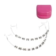 thumbnail image 1 of Decoración de dientes temporales de color con caja de almacenamiento Cuidado Fácil Alineación Práctico claro, 1 of 9