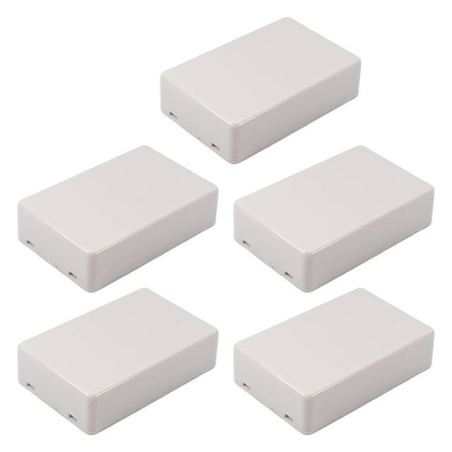 HUGFEGWE 5Pcs Junction Box ABS Plastic Dustproof Universal Electrical Project Enclosure 2.76" x 1.77" x 0.71" U2536-18906
