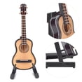 thumbnail image 4 of Guitar Model Decor, Exquisite Craftsmanship Classical Guitar Model Mini Wooden Guitar Decoration Musical Instrument Model  for Music Room for Home 8cm, 4 of 7