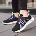 thumbnail image 2 of CPNG Girls Sneakers Leisure Non Slip Soft Sole Sports Shoes Mesh Breathable Lightweight Comfortable Casual Running Athletic Shoes, 2 of 8