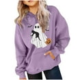 thumbnail image 2 of Favoffer Fall Girls' Graphic Hoodie Long Sleeve Pocketed Sweatshirt Pullover Tops Kids Toddler Warm T-Shirt for Casual Parties Kid to Teen 3-14Y, 2 of 4