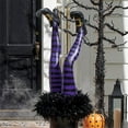 thumbnail image 4 of Clearance! EQWLJWE Set of 2 15.7 Halloween Witch Legs Decor, Halloween Decorations Outdoor Lawn Yard Halloween Haunted House Decorations, 4 of 9