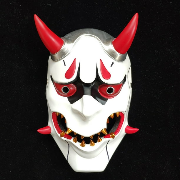 Juego Genji Devil Cosplay máscara unisex Halloween casco de cara completa máscaras regalo de Navidad