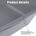 thumbnail image 6 of 1 Pack of Extra Large Cat Litter Box (ABS Material), Low Entry Senior Litter Pen for Geriatric Kitty Big Cats, Jumbo Pet Safe Litter Boxes Tray for Indoor Pets Potty (Gray, 24" L x 20" W), 6 of 15