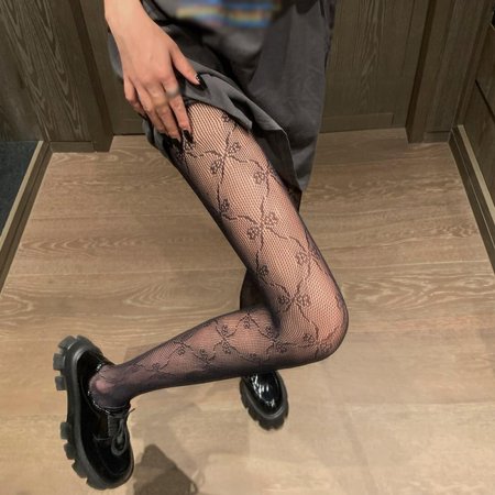 

Baywell Fishnet Stockings Hight Waist Tights Thigh High Pantyhose for Women F