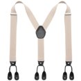 thumbnail image 6 of AWAYTR Men Y-Back Elastic Suspenders Adjustable Heavy Duty 8-Button Design Invisible Button End for for Work Trousers Weddings, 6 of 11