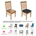 thumbnail image 5 of Halloween Spider Web Seat Covers for Dining Room Chairs Set Of 4,Stretch Printed Washable Chair Seat Cover with Elastic Ties and Button,Removable Waterproof Couch Cushion Covers, 5 of 6