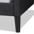 thumbnail image 5 of Baxton Studio Milligan Charcoal and Dark Brown Finished Wood Twin Size Daybed, 5 of 9