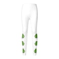 thumbnail image 3 of Tisuna Girls St Patricks Day Leggings Child Cartoon Print Elastic Waist Tight Leg Yoga Pants Fashion Stretchy Little Girls Play Holiday Festive Outfits White Size 11-12 Years, 3 of 6