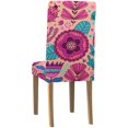 thumbnail image 2 of RYLABLUE Spring Floral Stretch Chair Cover Protector Seat Slipcover for Dining Room Hotel Wedding Party Set of 1, 2 of 5