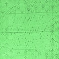thumbnail image 1 of Ahgly Company Indoor Square Abstract Emerald Green Modern Area Rugs, 5' Square, 1 of 4