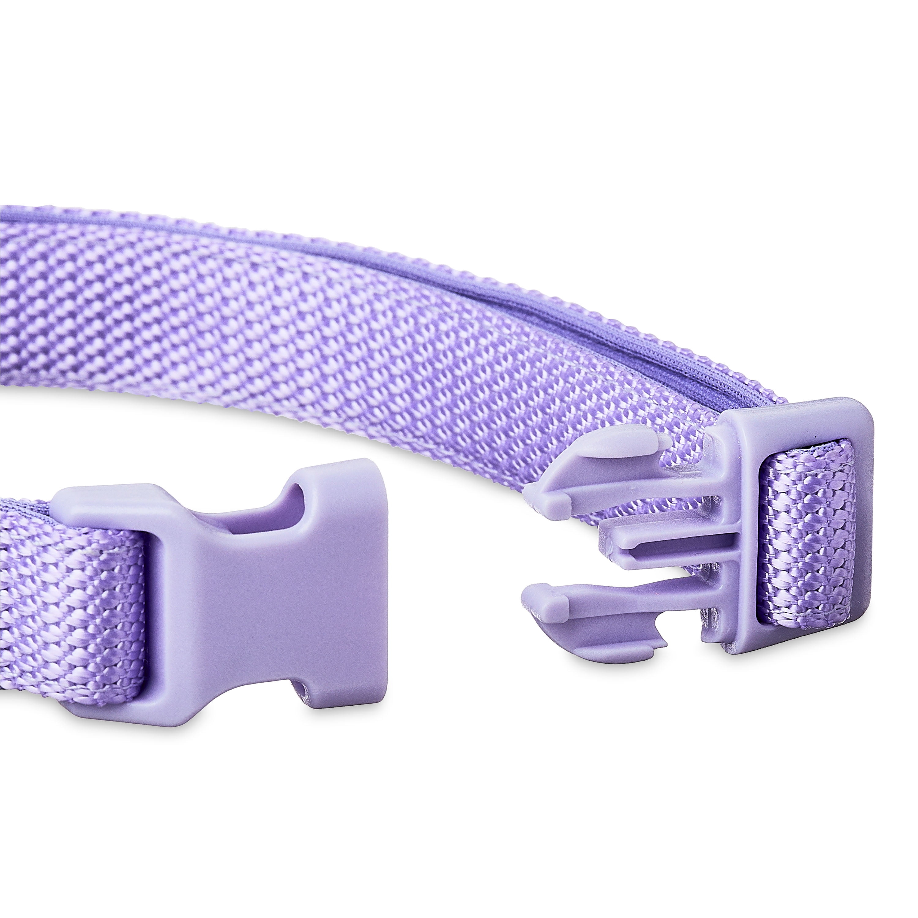 Vibrant Life Adjustable Neoprene Cushioned Dog Collar, Lilac, Medium