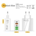 thumbnail image 5 of Fokuz QC3.0+PD20W Fast Charger With 3 USB Ports And Type C Functional Adapter For Smartphone Charging, 5 of 5