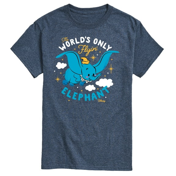 Dumbo - Worlds Only Flyin Elephant - Men's Short Sleeve Graphic T-Shirt