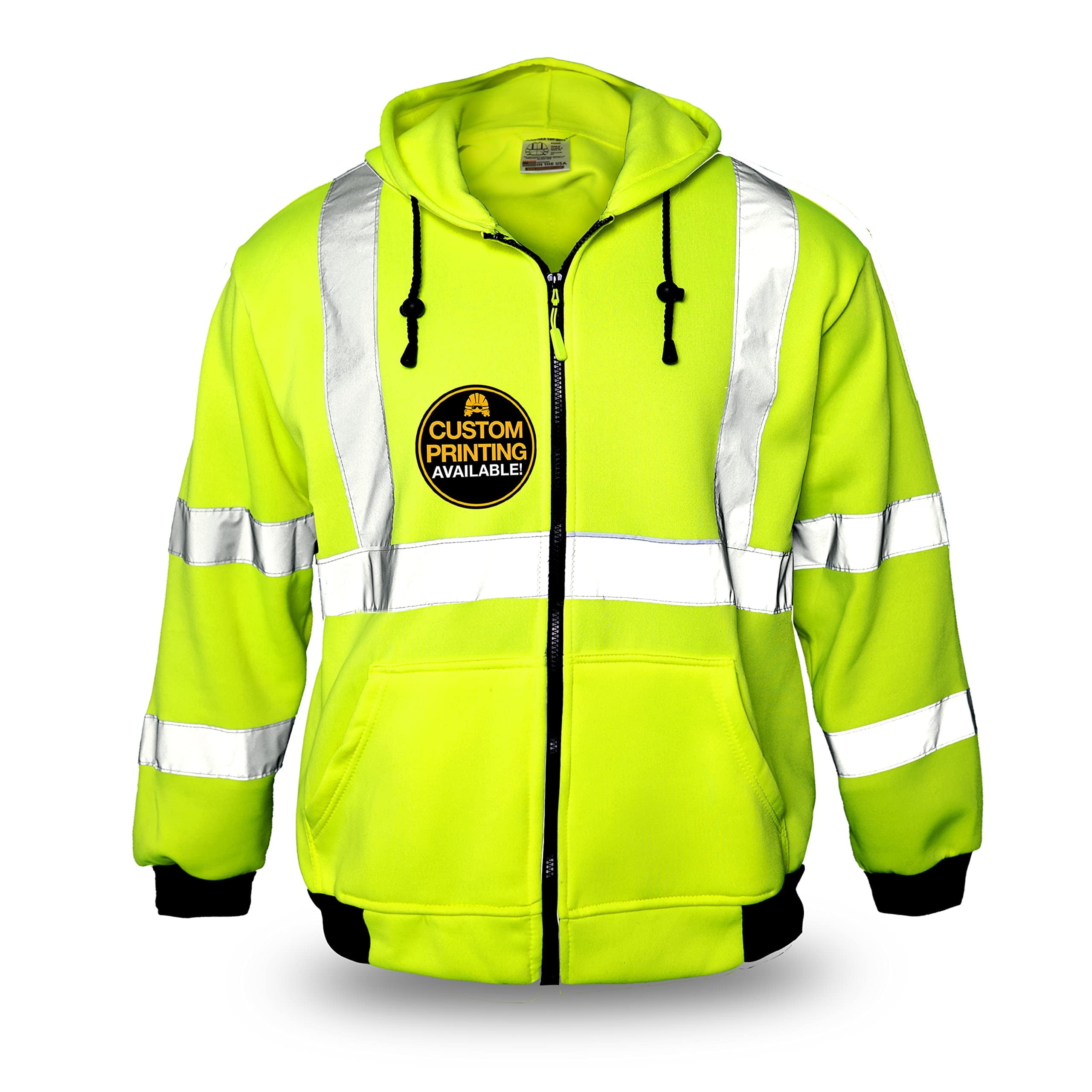 KwikSafety (Charlotte, NC) PATROL Safety Jacket (NO FUZZ Balls) Class 3 Hi Visibility Water