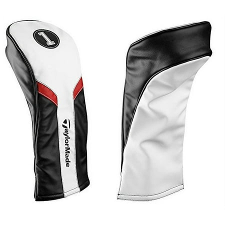 UPC: 0888167498744 | TaylorMade Golf Club Driver Head Cover – Black/White – New
