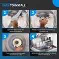 thumbnail image 4 of NATEFEMIN Motor Rotor Assembly 518712P PD00069208 High Efficiency For DD60ST DD60SL Dishwasher Units, 4 of 9