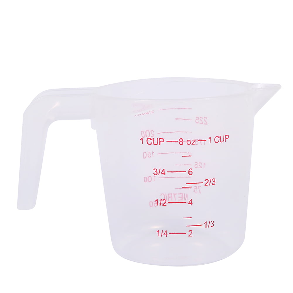 willkey Plastic Measuring Jug Measuring Cups for Baker Set Microwave of