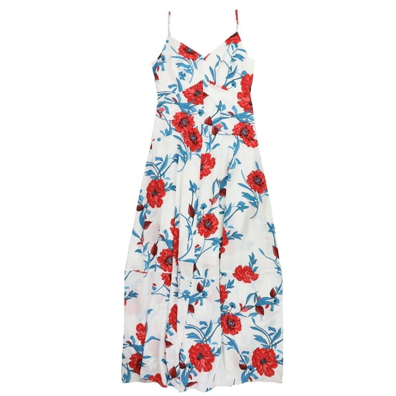Bar Iii Womens Floral A-Line Dress