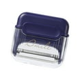thumbnail image 3 of Cortador de verduras fácil de limpiar con cuchilla doble para frutas, ideal para acampar y uso doméstico. violeta sin imán, 3 of 9