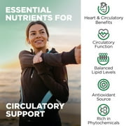 Nutrivein Organic Citrus Bergamot Supplement - Heart Health, Immune Support - 120 Capsules