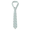 thumbnail image 2 of Gaeub Winter Wonderland Light Blue Men's Classic Woven Jacquard Necktie Perfect for Weddings & Parties, 2 of 7