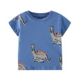 thumbnail image 5 of HWJAD 2-7 Years Boys 100% Cotton Casual T Shirts Dinosaur Graphic Short Sleeve Tee Shirt, 2 Pack, 5 of 8