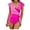 Pink and Hot Pink, variant on One Piece Swimsuits Bathing Suit for Women Tummy Control Slimming Curvy Ladies Ruffle Wrap Full Coverage V Neck Swimwear Hot Pink