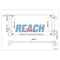 REACH 41-2335 Radiator for 05-00 Toyota Celica, Automotive Radiator Replacement Part