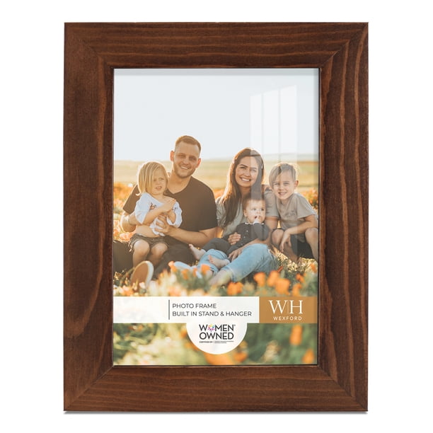 Woodgrain 3.5 in. x 5 in. Chestnut Picture Frame - Walmart.com