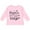 AD-Pink, variant on Inktastic Papa's Little Girl with Hearts Flower and Butterfly Girls Long Sleeve Toddler T-Shirt