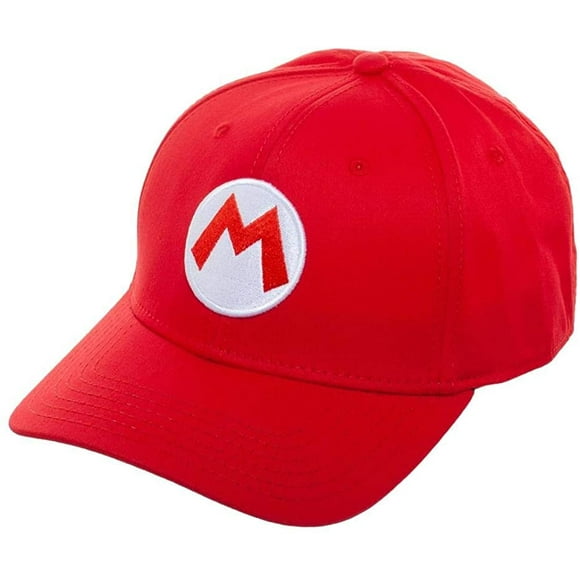 Nintendo Super Mario Bros Mario Red Flex Fit Baseball Cap