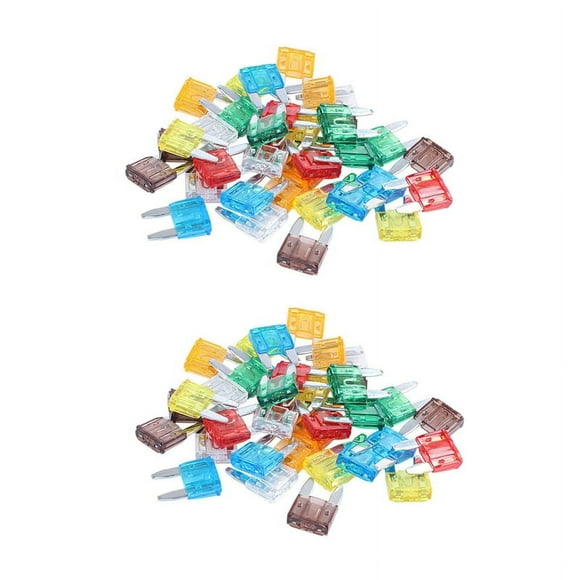 Fusible à Lame Mini Mixte de 70 Pcs pour AUTO, Voiture, Moto 5 7.5 10 15 20 25 30 Ampères