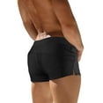 thumbnail image 3 of Mens Swim Trunks with Zipper Pocket and Drawstring Low Waisted Swimwear Shorts Boys Stretchy Side Slit Beach Board Swimming Boxers Briefs, 3 of 4