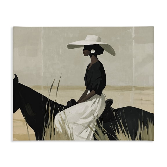 Stupell Industries Equestrian Elegance Silhouette Canvas Wall Art, design by Svetlana Aleynikova