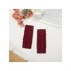 thumbnail image 4 of Guantes de punto sin dedos de longitud de muñeca para mujer Inspire Chic, tamaño único, color rojo vino, otoño-invierno, 4 of 6