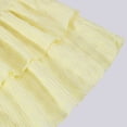 thumbnail image 4 of Gubotare Girls Outfits Youth Sets Cute Clothes for Girls Crisscross Crop Tank Top Pleated Skirt Tween Girl Trendy Summer Outfit Kid Clothing Set Size 11 (Light Yellow,11 Years), 4 of 9