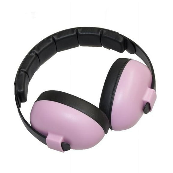 Baby Hearing Protection Earmuffs (Solids) - One Size - Petal Pink