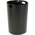 thumbnail image 7 of 36 Gallon Outdoor Metal Slatted Trash Receptacle with Rain Bonnet Lid, Green, 7 of 7