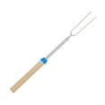thumbnail image 2 of Oleegame 2PC Extendable Stainless Roasting Sticks 5 Pack 32" For S' Hot Dogs And Fire Blue, 2 of 9