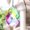 75MM AB Grid, variant on GKNET AB Aurora Faceted Rainbow Prism Crystal Glass Pndant Colorful Home Decoration-45MM AB Snowflake Crystal