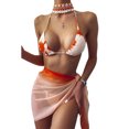 thumbnail image 1 of EYIIYE Jupe Paréo pour Femmes, Jupe Portefeuille de Plage Transparente Tout-Aller pour la Natation, 1 of 5